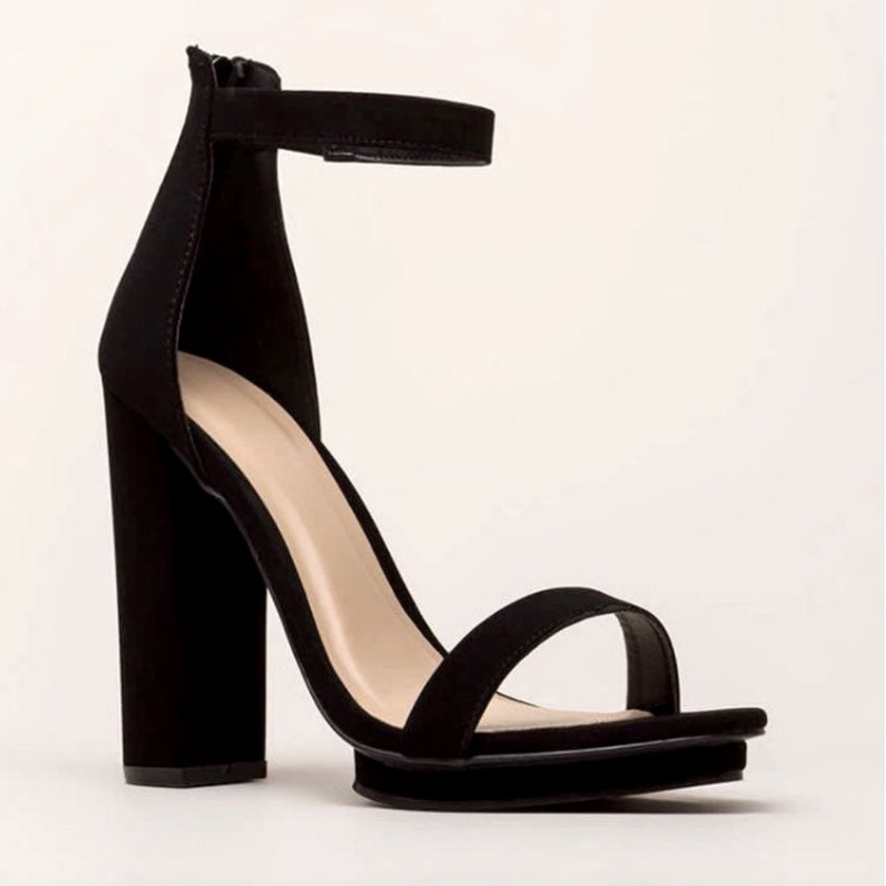 Charlotte Russe Simple Black Pump Heels